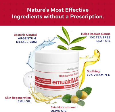 EMUAIDMAX First Aid Ointment 2oz